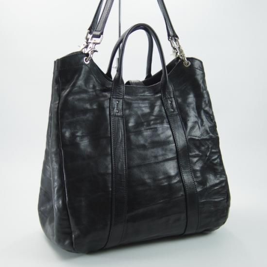 美品★ダニエル&ボブ/Daniel&Bob【定価10.5万★クロドーロ/ロディ】黒/メンズ レザー トート バッグ★N4744