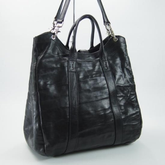 美品★ダニエル&ボブ/Daniel&Bob【定価10.5万★クロドーロ/ロディ】黒/メンズ レザー トート バッグ★N4744