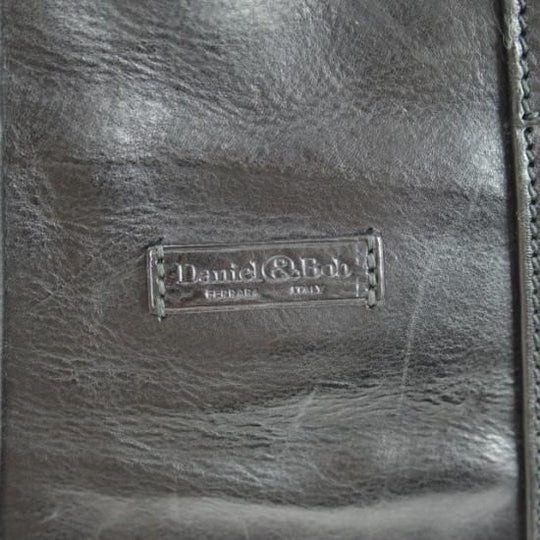 美品★ダニエル&ボブ/Daniel&Bob【定価10.5万★クロドーロ/ロディ】黒/メンズ レザー トート バッグ★N4744