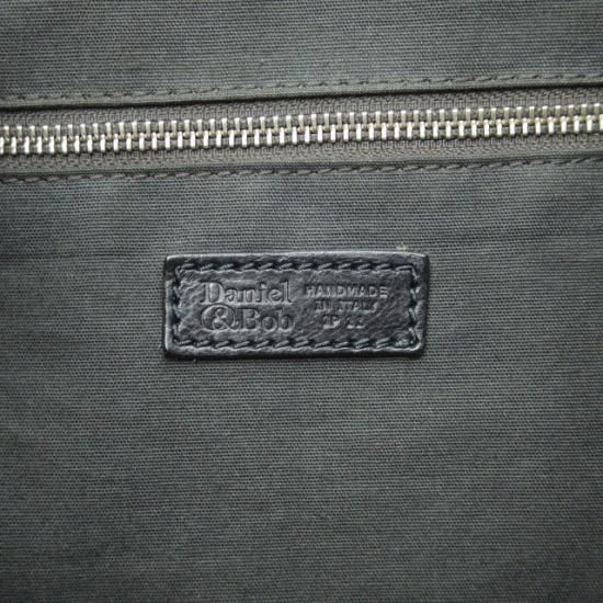 美品★ダニエル&ボブ/Daniel&Bob【定価10.5万★クロドーロ/ロディ】黒/メンズ レザー トート バッグ★N4744