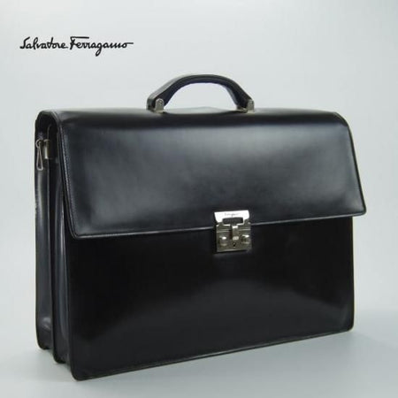 極上★サルヴァトーレ フェラガモ/Ferragamo【定20万程度★ブリーフケース】メンズ ビジネス バッグ/Salvatore★N4746