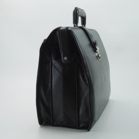 極上★ダックス/DAKS【★鞄】ダレスバッグ/黒/メンズ ビジネス バッグ/レザー ブリーフケース★N4748