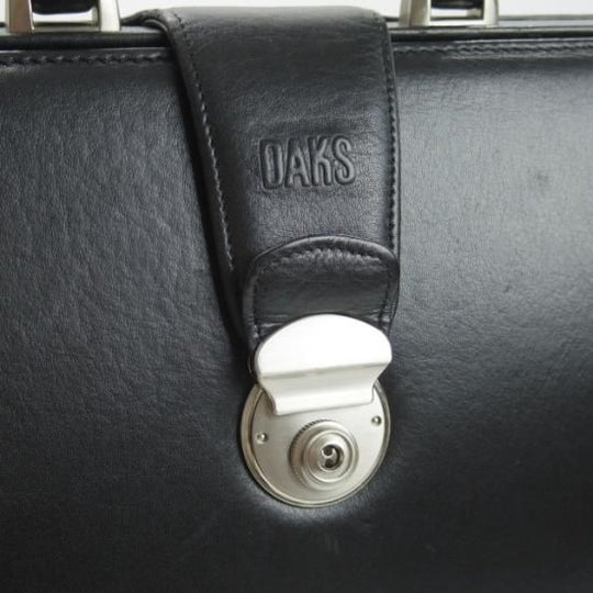 極上★ダックス/DAKS【★鞄】ダレスバッグ/黒/メンズ ビジネス バッグ/レザー ブリーフケース★N4748