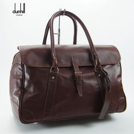 美品★ダンヒル/DUNHILL×JOHN NORRIS【定価19.9万★英国製/ボストンバッグ】メンズ ビジネス バッグ★N4749