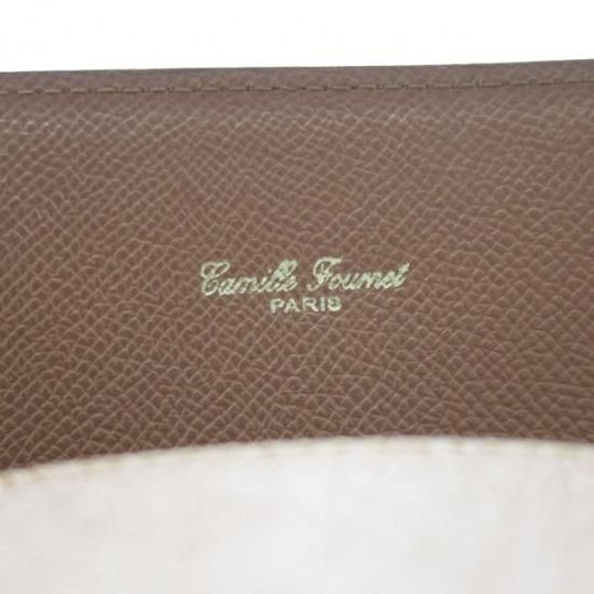 美品★カミーユフォルネ/Camille Fournet【定価10万以上★クラッチバッグ(ドキュメントケース)】レザー/茶/メンズ ビジネス バッグ★N4750