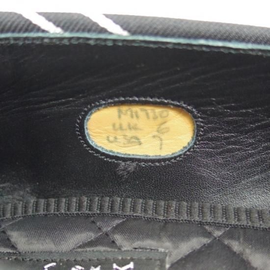 極美品★バーカーブラック US7【定価10万程度★ベルベット/ルームシューズ】スリッパー/スリッポン/BARKER BLACK/バーカー★a895