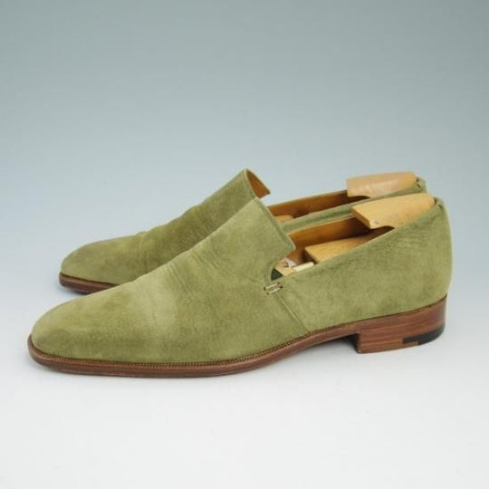 美品★(伊)メイドインマルケ/シルヴァノ ラッタンジ SIZE 39【★ヌバック×スエード/コンビ】Silvano Lattanzi/ローファーMADE IN MARCHE★a896