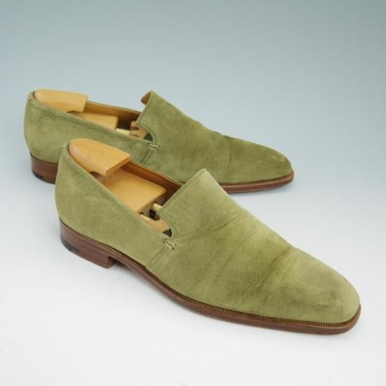 美品★(伊)メイドインマルケ/シルヴァノ ラッタンジ SIZE 39【★ヌバック×スエード/コンビ】Silvano Lattanzi/ローファーMADE IN MARCHE★a896