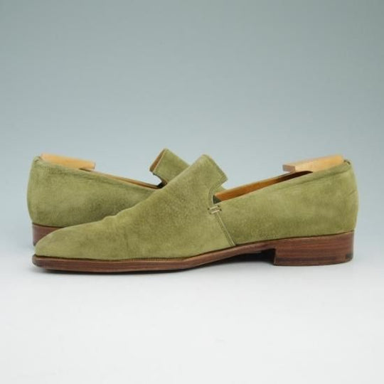 美品★(伊)メイドインマルケ/シルヴァノ ラッタンジ SIZE 39【★ヌバック×スエード/コンビ】Silvano Lattanzi/ローファーMADE IN MARCHE★a896