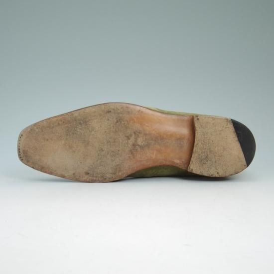 美品★(伊)メイドインマルケ/シルヴァノ ラッタンジ SIZE 39【★ヌバック×スエード/コンビ】Silvano Lattanzi/ローファーMADE IN MARCHE★a896