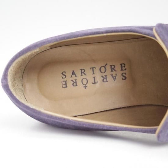 極美品★サルトル(レディース) SIZE 36【★スエード/タッセル】ローファー/SARTORE★a897