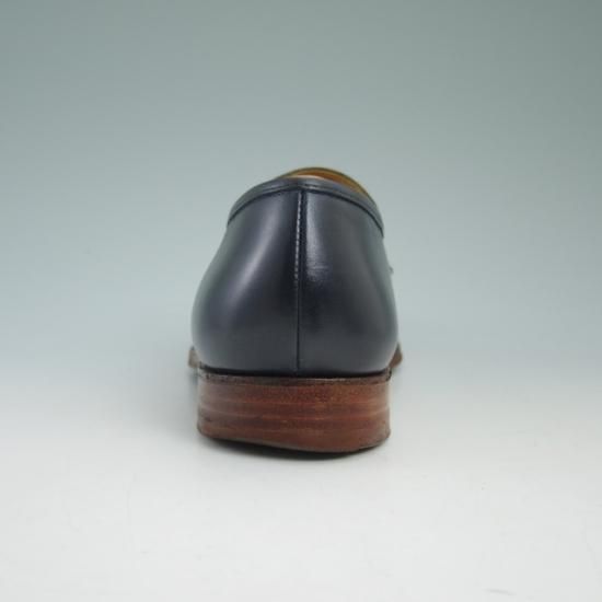 極上★クロケット&ジョーンズ 6.5E【★ポールスミス別注/PaulSmith/コインローファー/紺色(黒に近い濃紺)】Crockett&Jones★a899