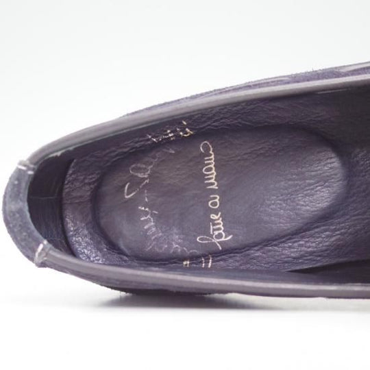 極上★サントーニ SIZE 6【定価10万程度★リボン ローファー】スエード/Santoni★a900