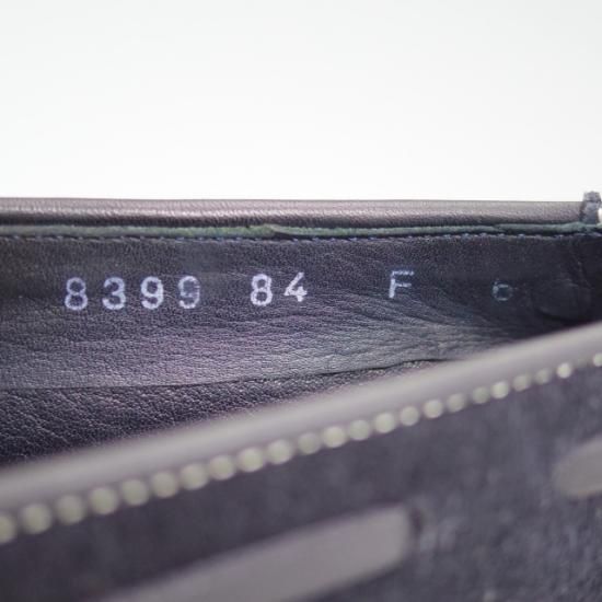 極上★サントーニ SIZE 6【定価10万程度★リボン ローファー】スエード/Santoni★a900