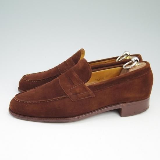 極上★チャーチ 70F/UK7【★希少!!アンテロープ革/REAL CAPE BUCK/コインローファー/KENT/91ラスト/旧チャーチ/3都市ロゴ】Church's★a901