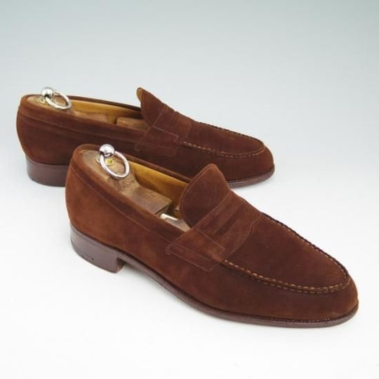 極上★チャーチ 70F/UK7【★希少!!アンテロープ革/REAL CAPE BUCK/コインローファー/KENT/91ラスト/旧チャーチ/3都市ロゴ】Church's★a901