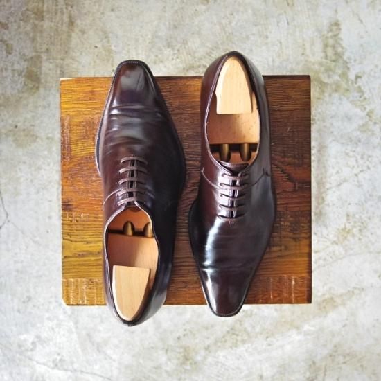 美品★アルティオリ UK5.5程度【定価17万程度★プレーントゥ】ARTIOLI★a902