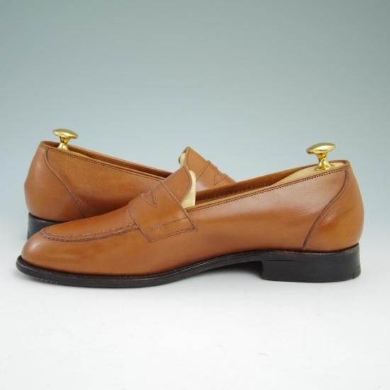 極上★チャーチ 65F/UK6.5【★希少!!スキンステッチ仕様】コインローファー/BRUTON/3都市ロゴ/旧チャーチ/サンダルウッド/Church's★a905