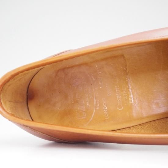 極上★チャーチ 65F/UK6.5【★希少!!スキンステッチ仕様】コインローファー/BRUTON/3都市ロゴ/旧チャーチ/サンダルウッド/Church's★a905