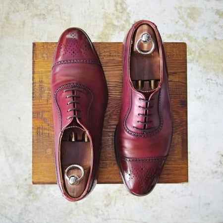 極上★クロケット&ジョーンズ UK7/US7.5D【★ブルックスブラザーズ別注/Peal&co BROOKS BROTHERS/341/セミブローグ】Crockett&Jones★a906