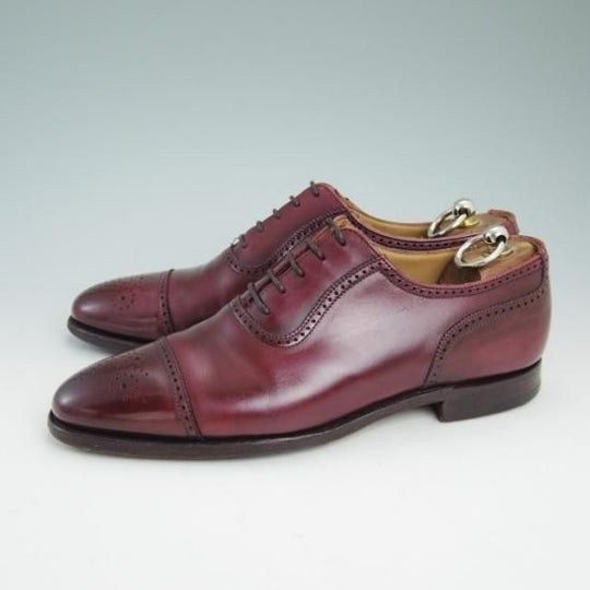 極上★クロケット&ジョーンズ UK7/US7.5D【★ブルックスブラザーズ別注/Peal&co BROOKS BROTHERS/341/セミブローグ】Crockett&Jones★a906