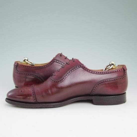 極上★クロケット&ジョーンズ UK7/US7.5D【★ブルックスブラザーズ別注/Peal&co BROOKS BROTHERS/341/セミブローグ】Crockett&Jones★a906