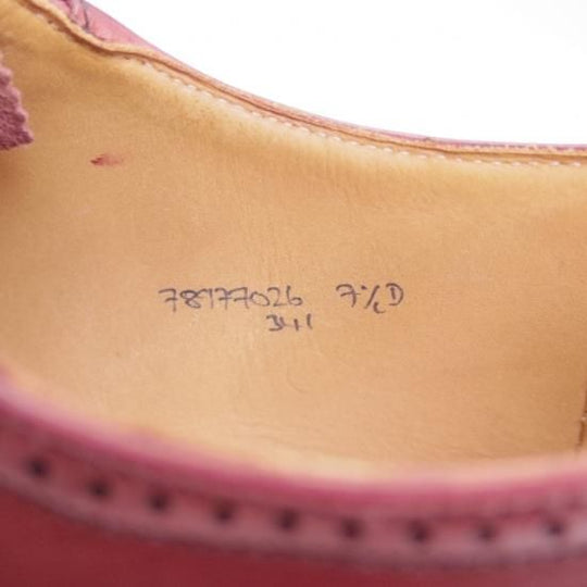 極上★クロケット&ジョーンズ UK7/US7.5D【★ブルックスブラザーズ別注/Peal&co BROOKS BROTHERS/341/セミブローグ】Crockett&Jones★a906