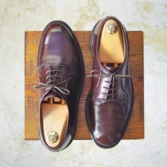 極美品★クロケット&ジョーンズ 6E【★LAMPTON/プレーントゥ/ダービー】Crockett&Jones★a907