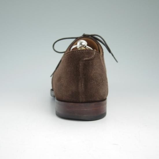 極上★クロケット&ジョーンズ 6.5F【★名作DARTMOUTH/ダートマウス/スエード/プレーントゥ/Vフロント/ダービー】Crockett&Jones★a908