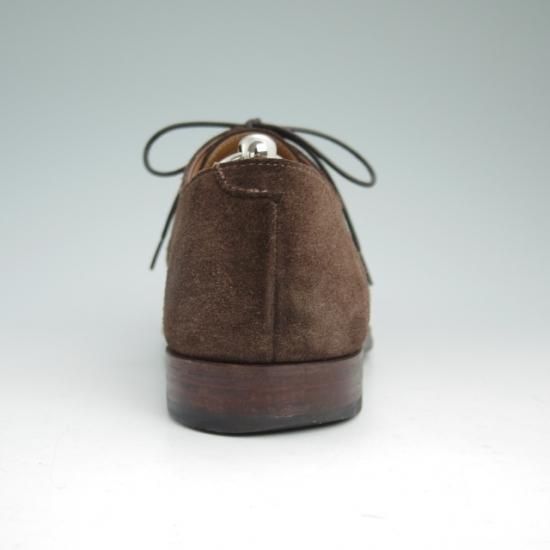 極上★クロケット&ジョーンズ 6.5F【★名作DARTMOUTH/ダートマウス/スエード/プレーントゥ/Vフロント/ダービー】Crockett&Jones★a908
