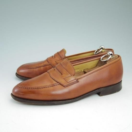 極上★クロケット&ジョーンズ 7.5EX【★EATON/コインローファー】Crockett&Jones★a909