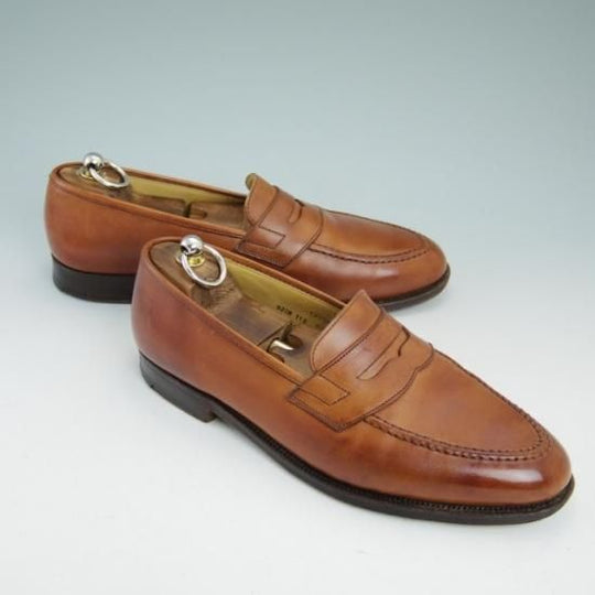 極上★クロケット&ジョーンズ 7.5EX【★EATON/コインローファー】Crockett&Jones★a909