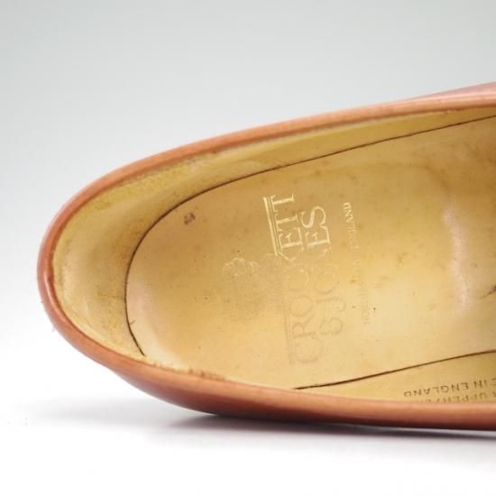 極上★クロケット&ジョーンズ 7.5EX【★EATON/コインローファー】Crockett&Jones★a909