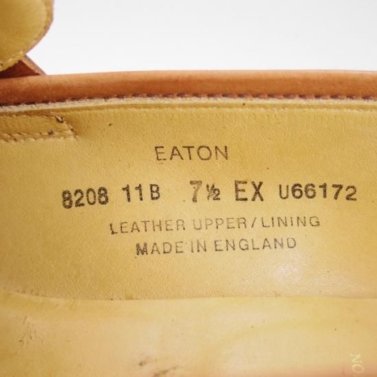 極上★クロケット&ジョーンズ 7.5EX【★EATON/コインローファー】Crockett&Jones★a909