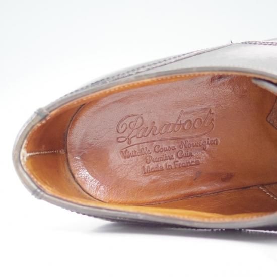 極上★パラブーツ SIZE 6【★シャンボード/CHAMBORD/希少!!旧ロゴ仕様/TEXソール/Uチップ】Paraboot★a911