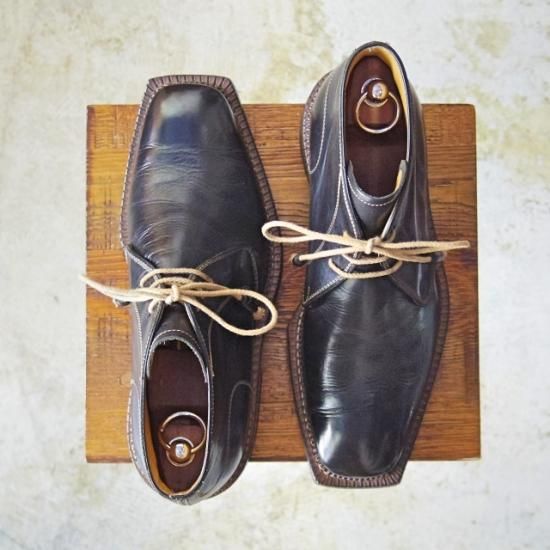 極上★ステファノ ブランキーニ SIZE 6.5【★上級!!ブランキーニ・カルツォレリア】BRANCHINI CALZOLERIA/チャッカブーツ/STEFANO★a912