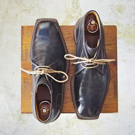 極上★ステファノ ブランキーニ SIZE 6.5【★上級!!ブランキーニ・カルツォレリア】BRANCHINI CALZOLERIA/チャッカブーツ/STEFANO★a912