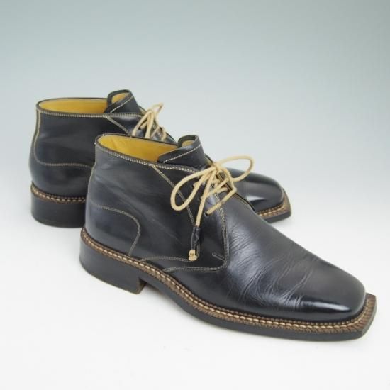 極上★ステファノ ブランキーニ SIZE 6.5【★上級!!ブランキーニ・カルツォレリア】BRANCHINI CALZOLERIA/チャッカブーツ/STEFANO★a912