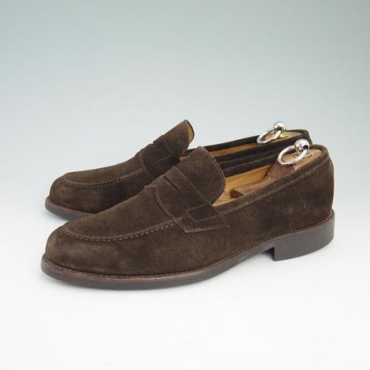 美品★ヤンコ SIZE 7【★コインローファー】スエード/24738/YANKO★a913