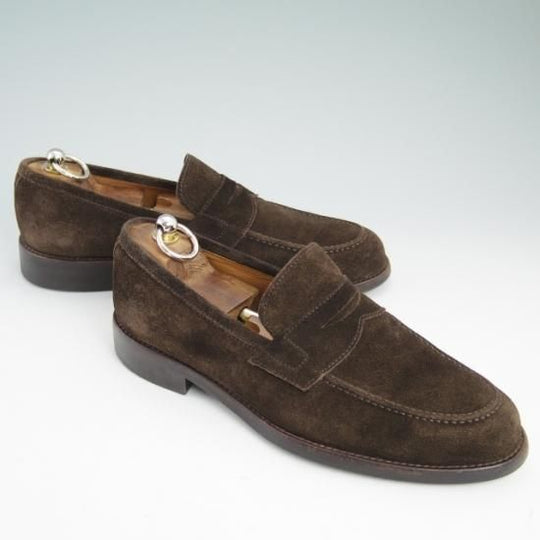 美品★ヤンコ SIZE 7【★コインローファー】スエード/24738/YANKO★a913