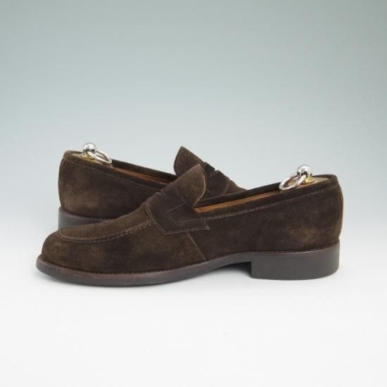 美品★ヤンコ SIZE 7【★コインローファー】スエード/24738/YANKO★a913