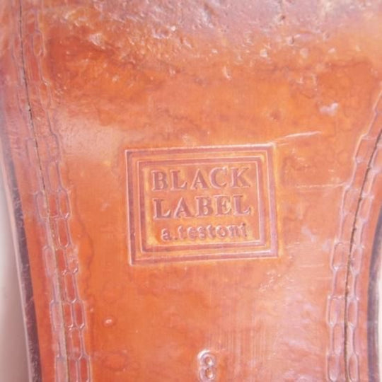 美品★テストーニ SIZE 8【最上級ライン★ブラックラベル】コインローファー/a.testoni★a914