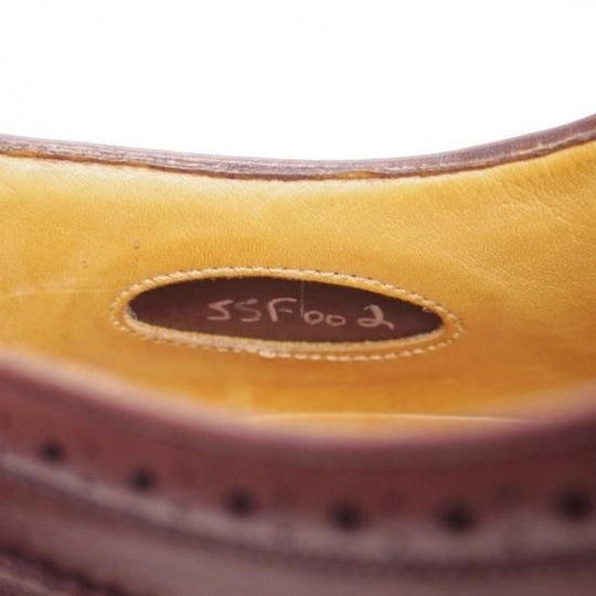 極上★チャーチ 55F/UK5.5【★最上級!!ロイヤルコレクション/002ラスト/フルブローグ/半カラス仕上げ/charles/チャールズ】Church's★a922