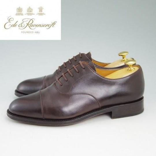 美品★イード&レベンスクロフト SIZE 6【(スペイン)ヤンコ/YANKO製★幻の4つのロイヤルワラント時代】ストレートチップ/Ede&Ravenscroft/イヴェンスクロフト★a924