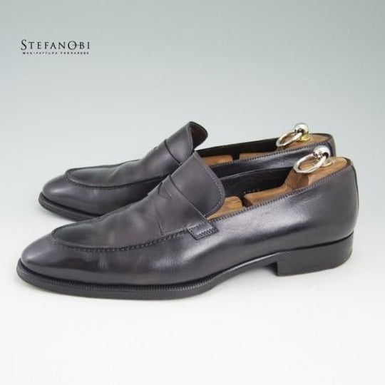 美品★(伊)ステファノビ SIZE 7.5【★トゥモローランド別注/TOMORROWLAND】コインローファー/メンズ/シューズ/靴/STEFANOBI★a925