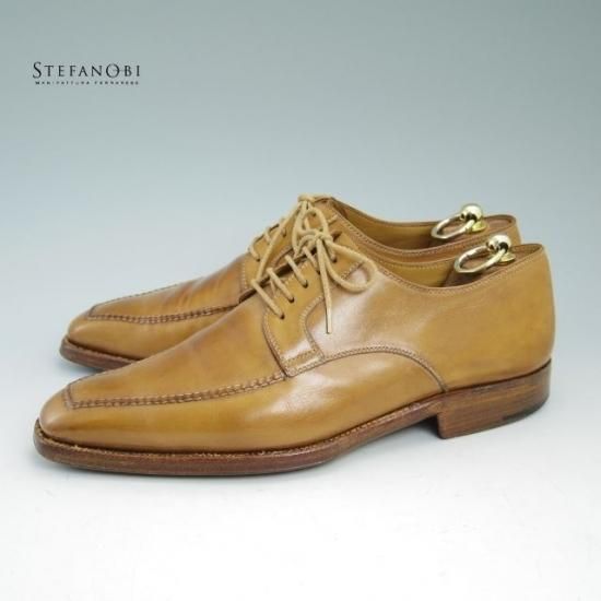 ★(伊)ステファノビ SIZE 8【定価9万程度★グッドイヤー製法/伊勢丹/ISETAN別注】Uチップ/STEFANOBI★a928