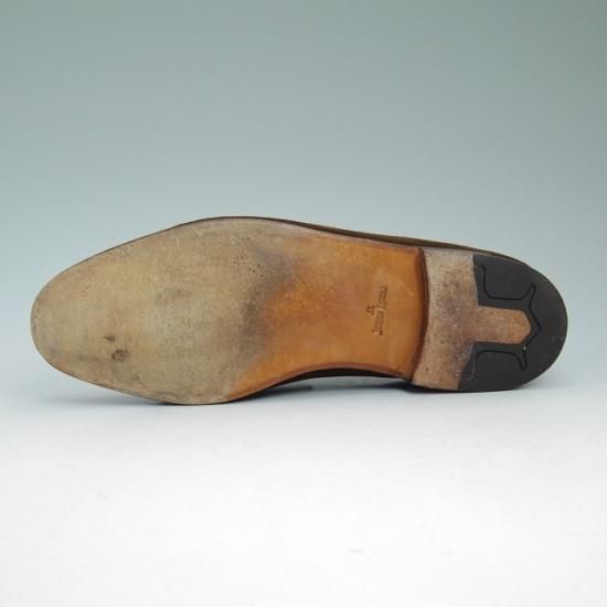 美品★ジョンロブ 8E【★ロペス/LOPEZ/4395ラスト/スエード/コインローファー】JOHN LOBB★a932