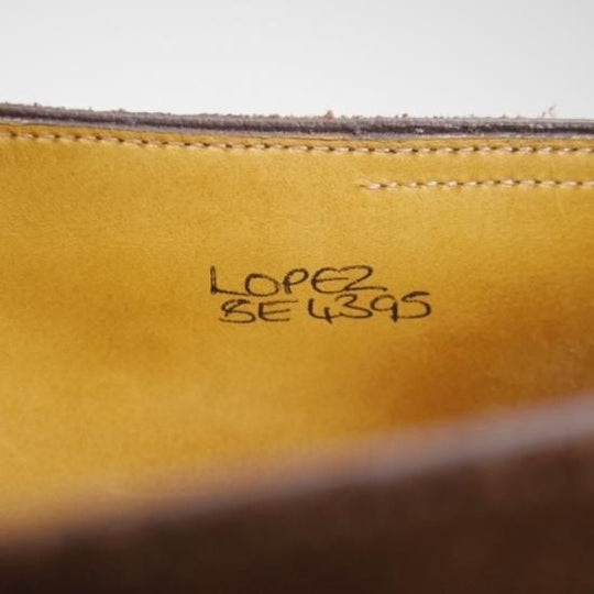 美品★ジョンロブ 8E【★ロペス/LOPEZ/4395ラスト/スエード/コインローファー】JOHN LOBB★a932
