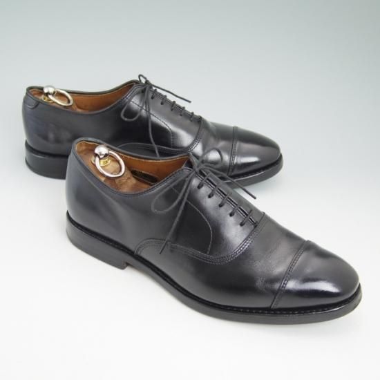 極上★(米)アレンエドモンズ 7.5EEE【定価￥75,900-★パークアベニュー/Park Avenue】ストレートチップ/カーフ/黒/ALLEN EDMONDS★a934