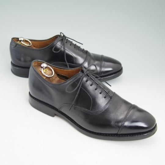 極上★(米)アレンエドモンズ 7.5EEE【定価￥75,900-★パークアベニュー/Park Avenue】ストレートチップ/カーフ/黒/ALLEN EDMONDS★a934
